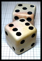 Dice : Dice - 6D Pipped - Soapstone Pair - eBay Feb 2016